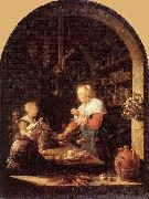 DOU, Gerrit The Grocer s Shop oil painting